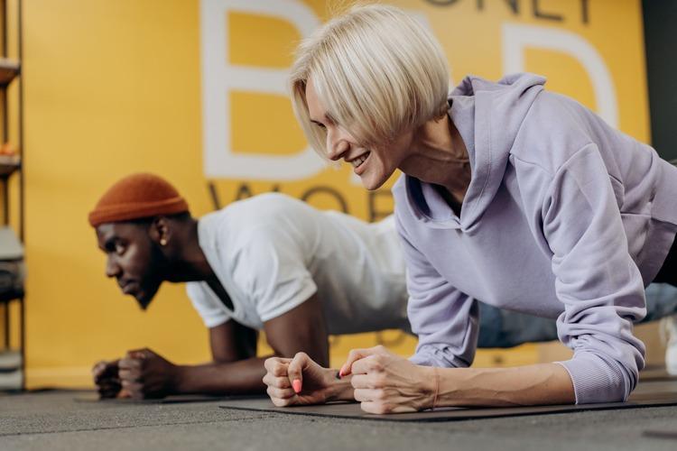 Workout photography: a person training outdoors