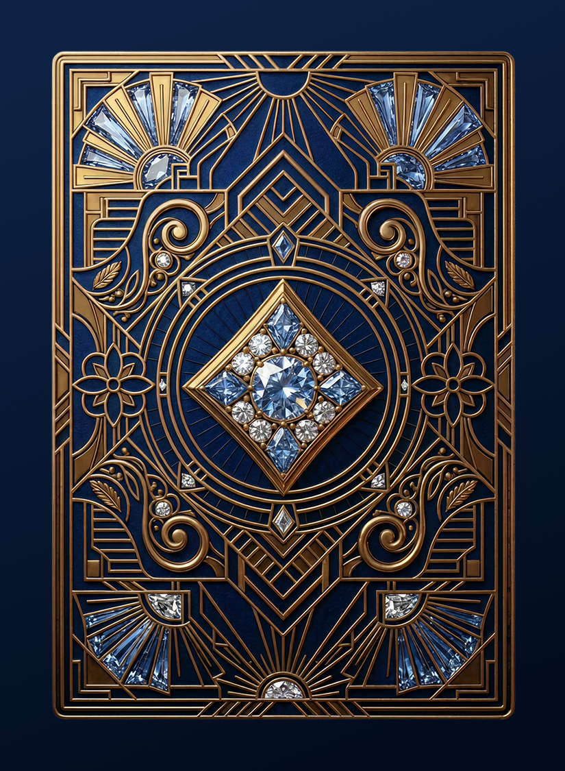 Speakeasy diamonds card back